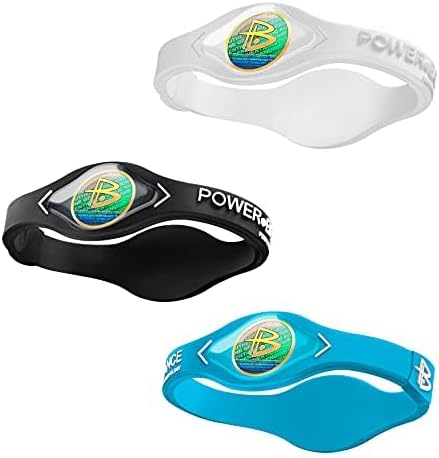 Power Balance The Original Genuine Performance Sports Wristband Bracelet, 3 Pack Bangles, Safe Waterproof Lightweight Durable, Size of S+S+M(S 17CM/M 19.0CM