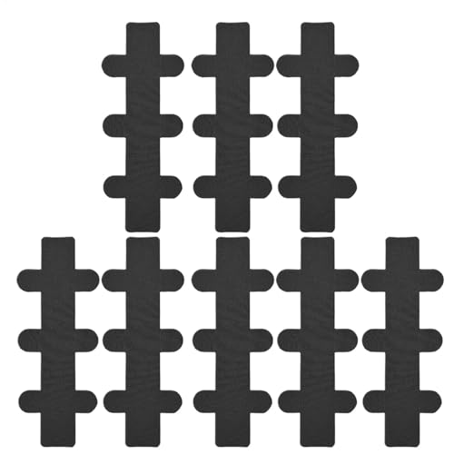 Bande de kinésiologie pour tendon d'Achille, bande de kinésiologie pour le sport, facile à appliquer, imperméable, 8 pièces, pour les muscles du tendon d'Achille