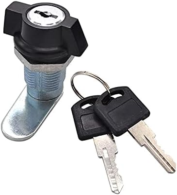 door safety lock，Cam Lock， Cam Lock 2PCS Door Mailbox Drawer Cupboard Locker Cam Lock T Plastic handle Cabinet Security Furniture Locks With Keys Hardware (Color : SK1-0815-1 BIG) ( Color : Sk108152 S