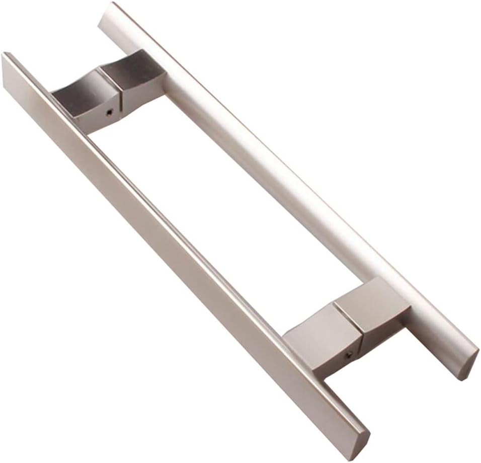 Solid Space Aluminum Glass Door Handle Simple Supermarket Bathroom,Bathroom Hardware