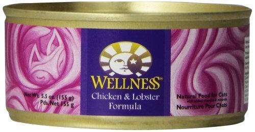 WELLNESS CAT FOOD CAN CHCKN & LOBSTER, 5.5 OZ