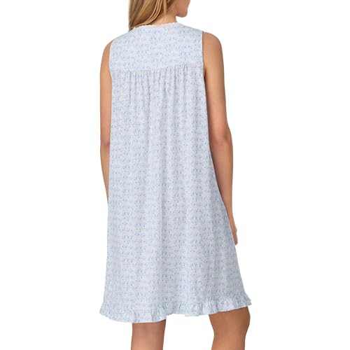 Image of Eileen West Sleepwear & Loungewear for Women - Jersey Knit Collection - 100% Cotton Sleeveless Lightweight Short Nightgown