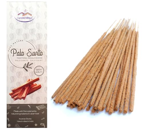 Aroma Valley Palo Santo Incense Sticks - Traditional Handcrafted Masala Incense - 40 to 50 Sticks Approx.