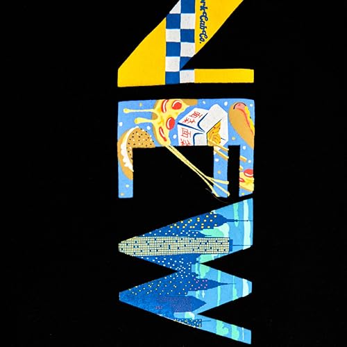 Spirit Jersey Classic New York Cityscape Jersey, Oversized, Unisex, Long Sleeve Pullover Shirt, 100% Cotton, Graphic Black4