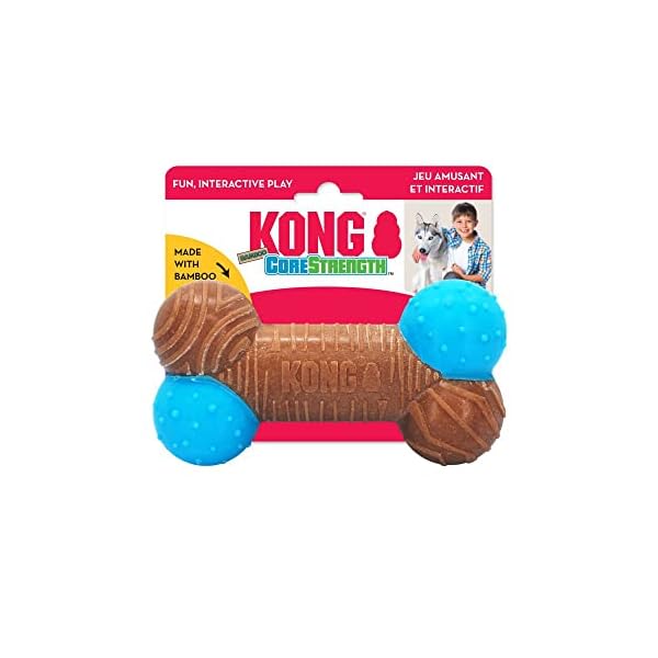 Kong Company 38748503: CoreStrength Bamboo Bone Dog Toy, Lg Kong Company 38748503: CoreStrength Bamboo Bone Dog Toy, Lg