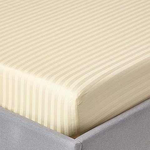 HOMESCAPES Pastel Yellow Deep Fitted Sheet Cover