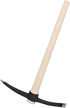Rekord Kreuzhacke 3 kg (gehärteter Stahl, ovales Auge) mit Eschen-Stiel 95cm, Spitzhacke, Gartenhacke, Doppelhacke, Kombihacke