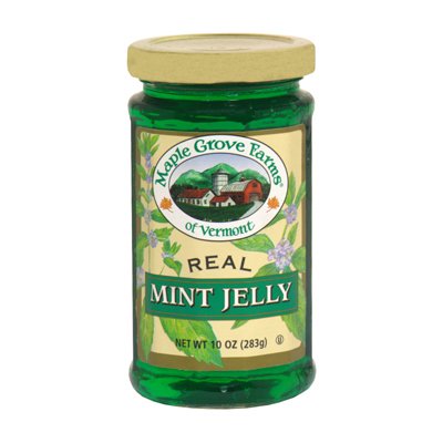 Maple Grove Jelly, Real Mint, 10-Ounce (Pack of 6)