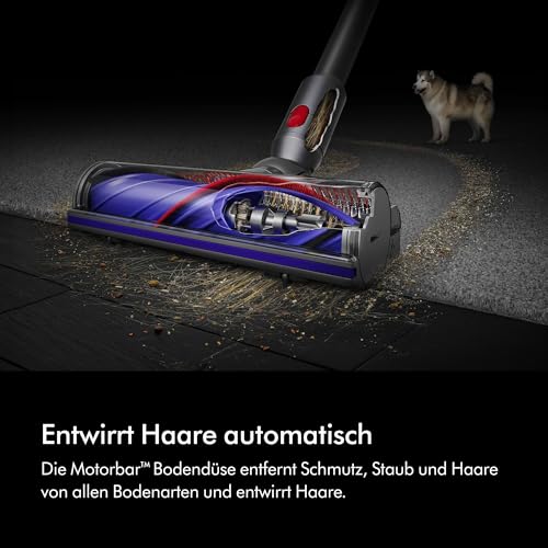 Dyson V8 Origin Kabelloser Staubsauger, Silver und Nickel, 115 AW, Motorbar – Ansicht 3