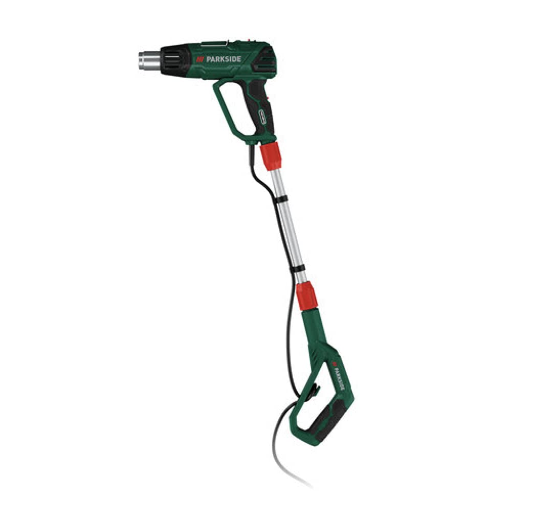 Parkside 4in1 Long Handled Heat Gun Weed Burner powerful 2000W BBQ