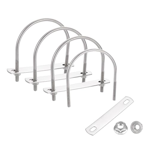 uxcell 4Zbg 3C` Ci[ChEhU{g 3-9/16C` 304XeXX`[ U{g tWZpibgt g[[pt[v[g ԗp (76mm x 91.2mm)