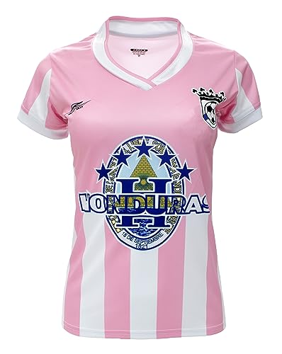 Arza Sports Women's Honduras Fan Jersey (as1, Alpha, x_l, Regular, Regular, Pink)