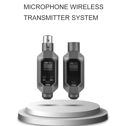 LiebeWH UHF Wireless Microphone System XLR Transmitter and Receiver with Noise Reduction for Live Performance Studio Recording and PA Systems miniatura 3