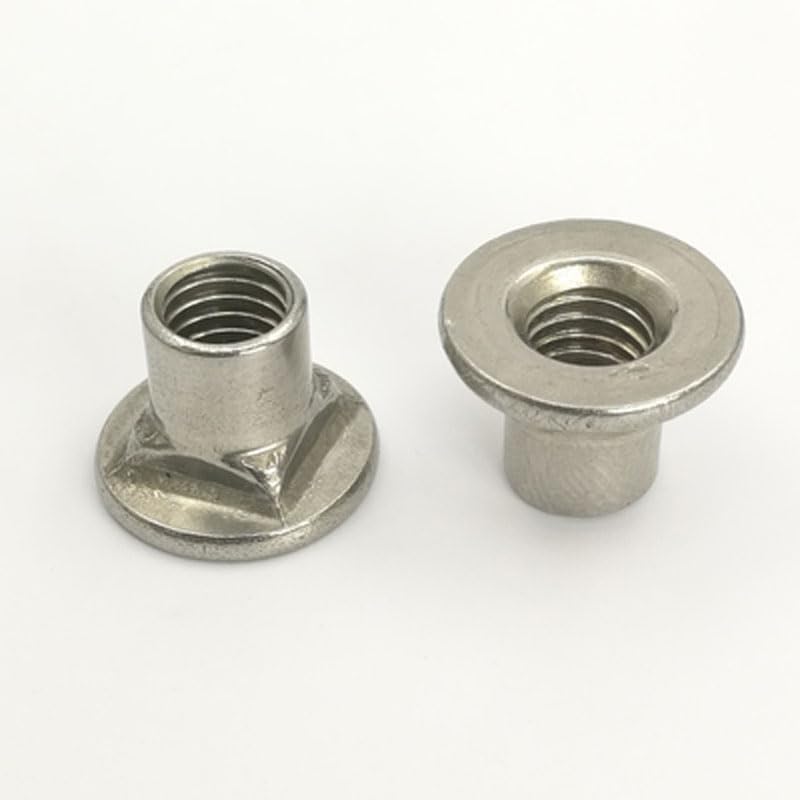 15PCS Anti-theft Nut Carria Anti-off Nuts Guardrail Accessories Stainless steel M6