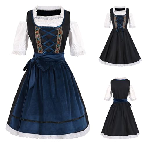 Robe dirndl midi pour femme coupe corset flatteuse idéale occasions spéciales