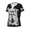 Sabaton Women's Black Tee Shirts Short Sleeve T-Shirt V Neck Soft Tshirt for Men Fans Gifts Merch Clothes Novelty Tops S #4