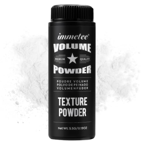 immetee Polvos Volumen Pelo Hombre Mujer,Polvos Para el Pelo,Efecto Mate y Acabado Natural (5.5g)