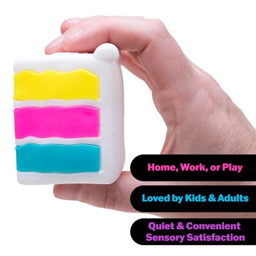 Schylling Needoh Peace O Cake - Sensory Squeeze Toy - Colors May Vary image 11