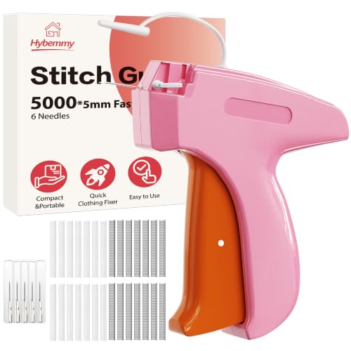 Image of Stitch Gun for Clothes, Tagging Gun, Quick Clothing Fixer, Gerbera
