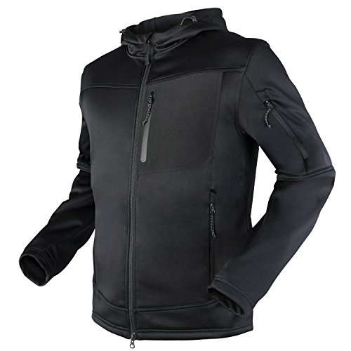 Condor Men's Cirrus Technical Fleece Jacket Black Size L