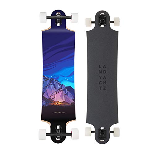 Landyachtz Switchblade & Ten Two Four Longboard, Deck and Complete [Multiple Sizes] (40  - Chief Night)