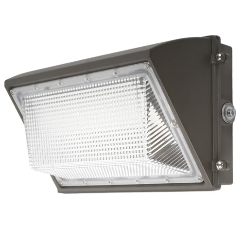 EUANTLLD 60W LED Wall Pack Light with Dusk to Dawn Photocell 160lm/W IP65