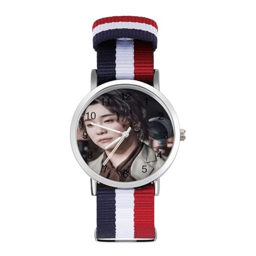 ミセス・グリーン・アップル 大森元貴 若井滉斗 藤澤涼架 11 腕時計 レディース メンズ 合金 編み紐 調整可能なバンド 目盛り付き ファッション 人気 通学 通勤 運動 旅行 男女兼用 プレゼント 記念品