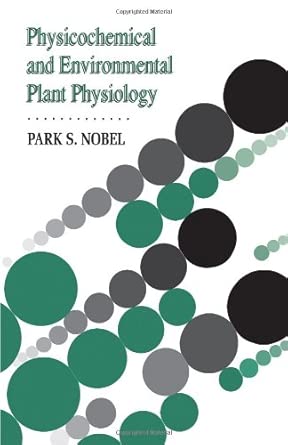 Physicochemical and Plant Physiology book cover