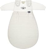 Alvi Baby Mäxchen 3tlg. ringlets koala gray/Alvi Außensack & zwei Alvi Innensäcke/Ganzjahresschlafsack mitwachsend, 68/74