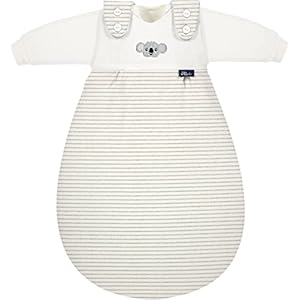 Alvi Baby Mäxchen 3-delig ringlets koala gray/Alvi buitenzak & twee Alvi binnenzakken/slaapzak voor het hele jaar meegroeiend