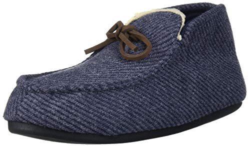 Dearfoams Unisex-Baby Df Kids Toddlers Bootie With Tie Slipper, Peacoat, 9-10 Toddler Medium Us Toddler #TOP15