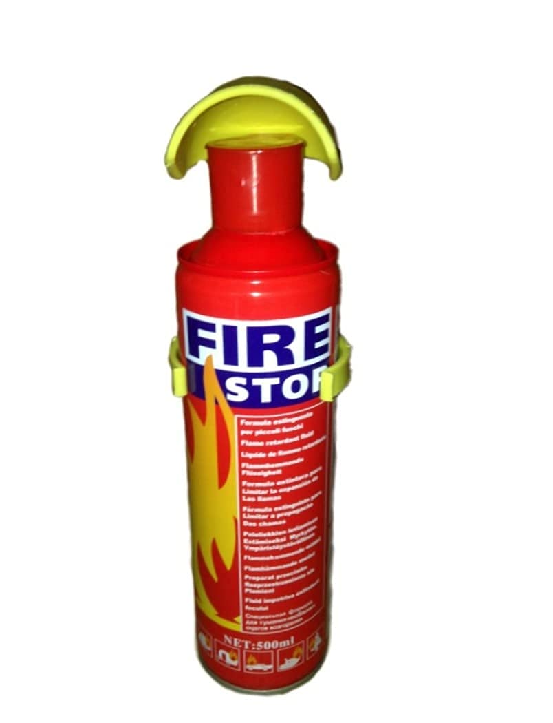 Portable Fire Stop Foam Extinguisher, 500ml, Red-image-47