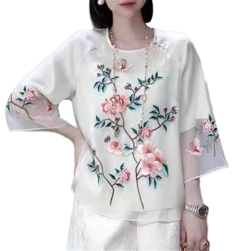 Chemise Chinoise GUOYUXIAO le Style National Léger pour Vos Sorties d'Été