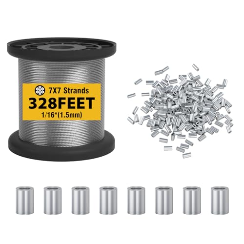 Aluminum Swage Sleeves for 1/2