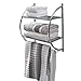 Organize It All Wall Mount 2 Tier Bathroom Shelf | with 2 Towel Bars | Storage and Organization Space | Hanging | Easy to Install | Chrome