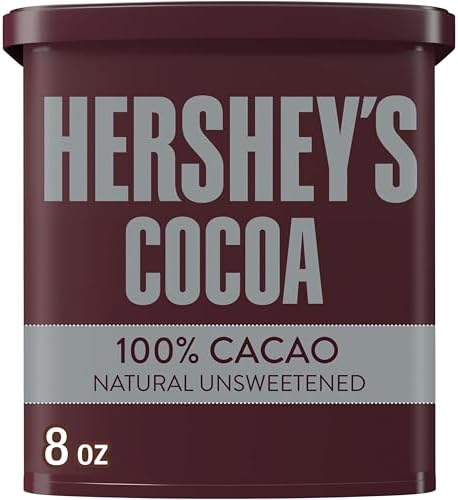 HERSHEY'S Natural Unsweetened Cocoa Powder Can, 8 oz