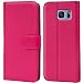 Produktbild Conie Handyhülle für Samsung Galaxy S7 Hülle, Premium PU Leder Flip Case Booklet Cover Weiches Innenfutter für Galaxy S7 Tasche, Pink