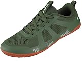 WHITIN Men’s Wide Toe Box Barefoot Width Minimalist Shoes Zero Drop Size 13 Tennis Sneakers Hiking Sport Comfy Fitness Olive Green 47