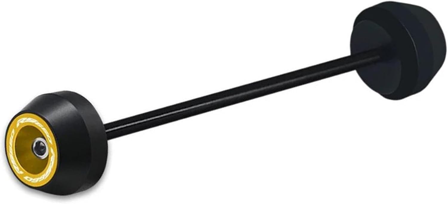 Motorcycle Wheel Protector Motorcycle Front Rear Wheel Axle Fork Crash Sliders for Aprilia RS660 for Tuono 660 2020 2021 2022 2023 2024(Front Gold)