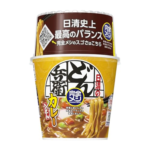 Amazon | 完全メシ 日清のどん兵衛 カレーうどん 12食セット