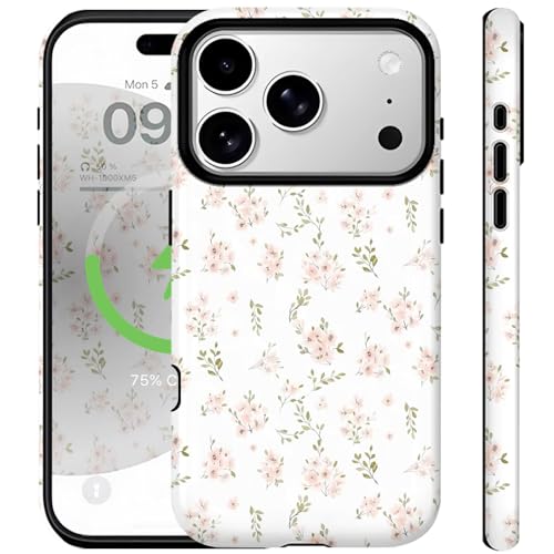Coque iPhone 17 Pro motif floral le cadeau mignon idéal pour femme