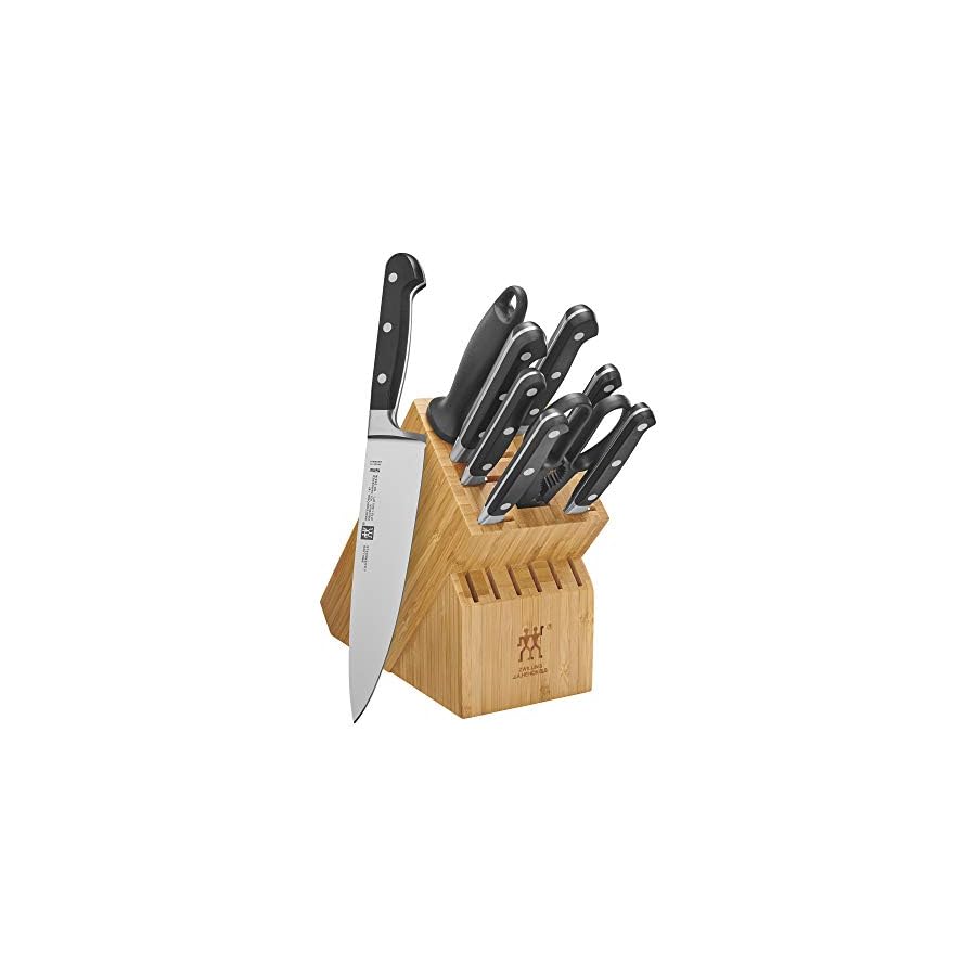 ZWILLING-Professional-S-10-Piece-Razor-Sharp-German-Block-Knife-Set-With-Bamboo-Block-Made-in-Company-Owned-German-Factory-with-Special-Formula-Steel-perfected-for-almost-300-Years-Dishwasher-Safe ZWILLING Professional S 10-Piece Razor-Sharp German Block Knife Set With Bamboo Block, Made in Company-Owned German Factory with Special Formula Steel perfected for almost 300 Years, Dishwasher Safe