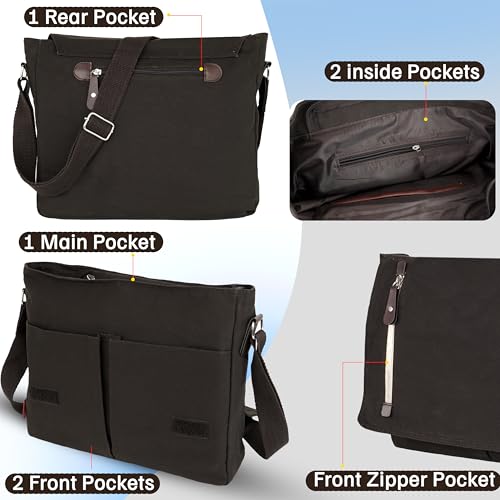 Image of Storite Sling Cross Body Travel Office Business Satchel Messenger One Side Shoulder Bag for Men & Women