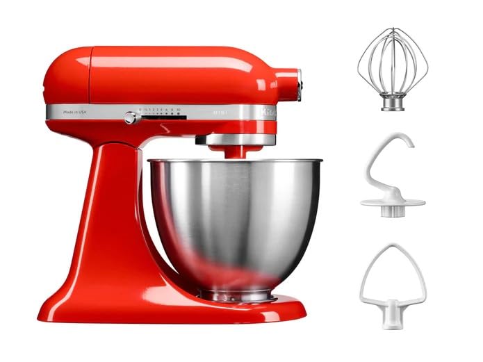 KitchenAid Artisan Mini 5Ksm3311Xbht 3.3-Litre Stand Mixer (Hot Sauce), 250 Watt-image-44