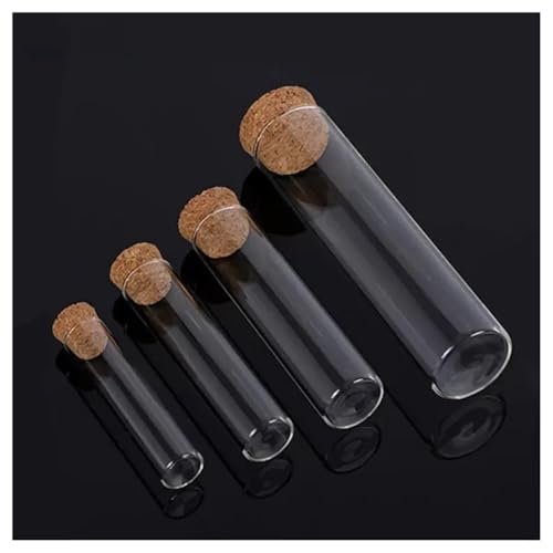 Tubes à essai en verre fond plat pour échantillonnage et stockage