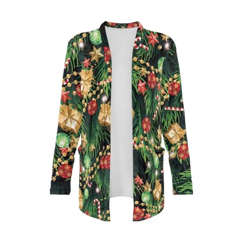 Image of Biyejit Women's Long Sleeve Open Front Cardigan Casual Loose Lightweight Cardigans with Pockets Drape Cardigan