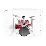 Drum Shield DS7D Chrome Hinges 6 panels Full 1/4