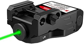 EZshoot Tactical Green Laser Sight Hight Visible Picatinny Rail Mount, Magnetic USB Rechargeable Laser Sight for Pistol,Easy to Install and Adjust (Green Laser)