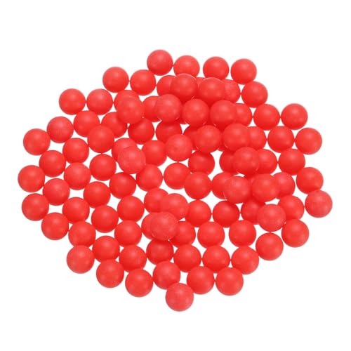uxcell 100pcs PP Plastic Bearing Balls 7mm Solid Plastic Balls, G2 Precision Bearing Ball Frosted Surface, Red