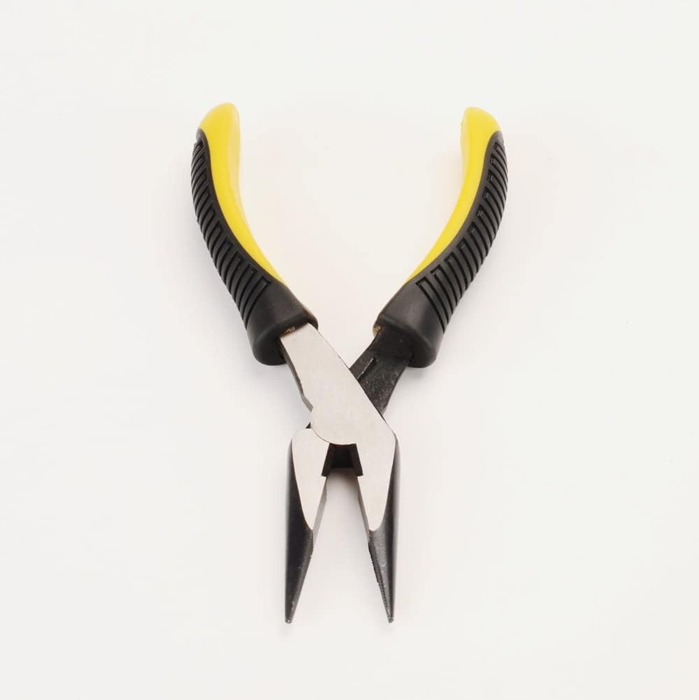 FLZOSPER Mini Long Nose Cutting Pliers，6-inch CR-V Multifunction Precision Pliers Stripper Hand Jewellery Making Tool Beading Wire Cutters